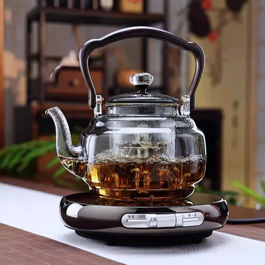茗凤祥电陶炉煮茶壶泡茶专用电热烧水壶玻璃煮茶器家用小型煮茶炉
