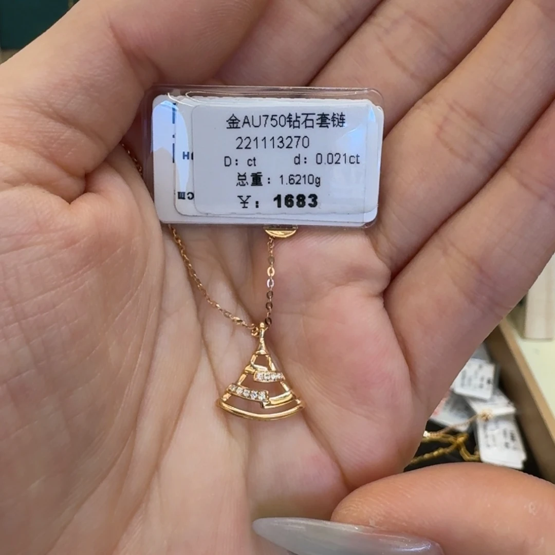 套链钻石18K金镶嵌