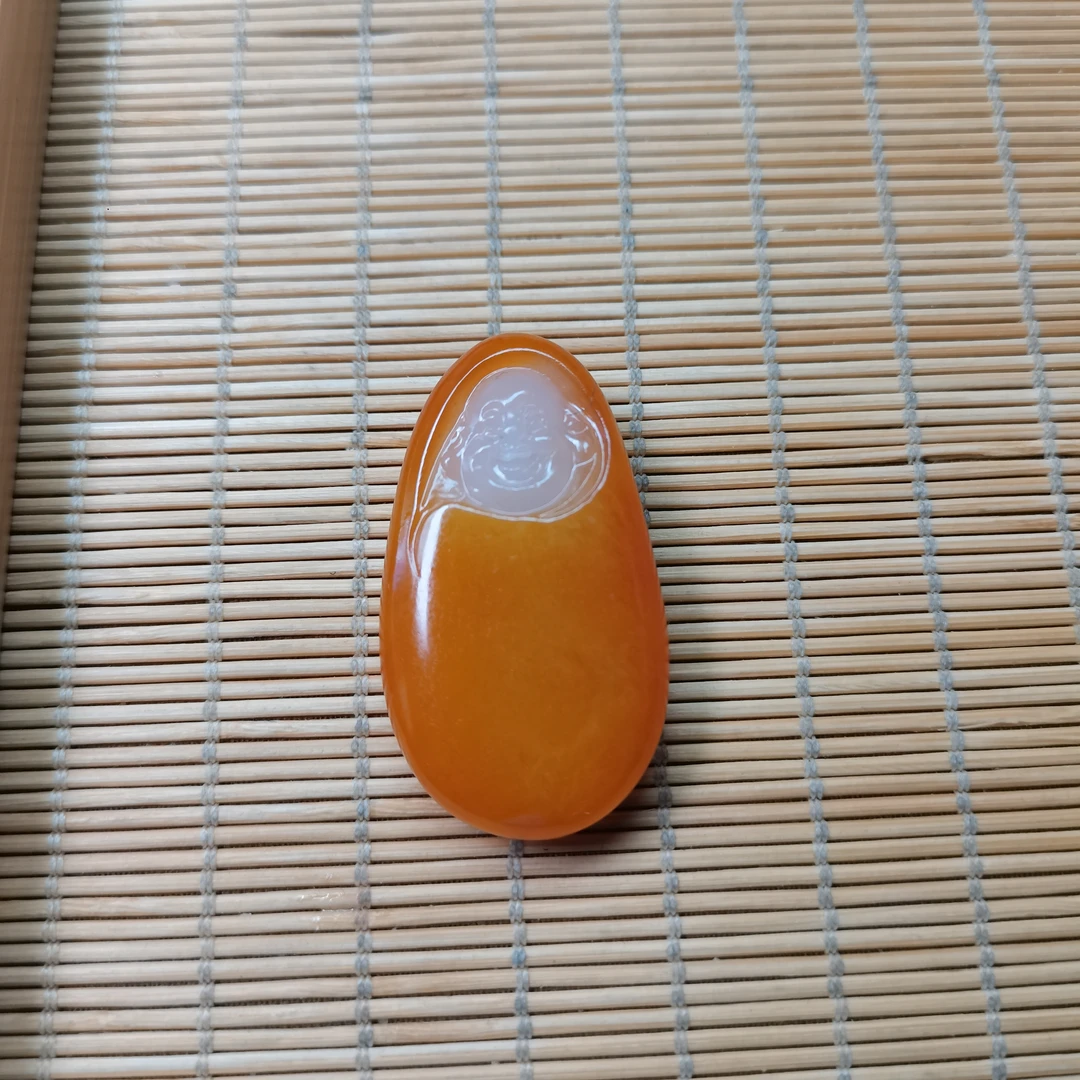 新疆和田玉弥勒佛笑口常开31克