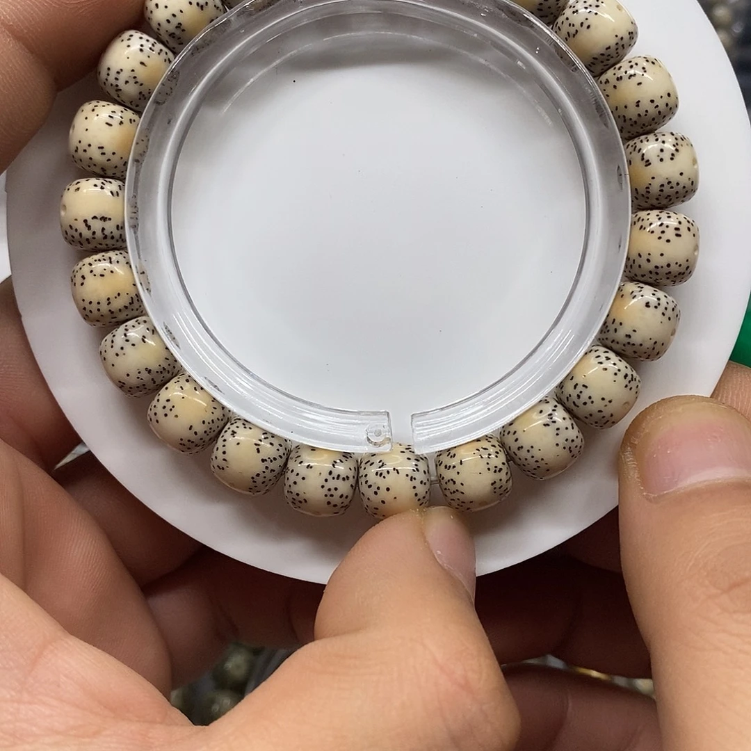 星月菩提手串通体火烧云10x9