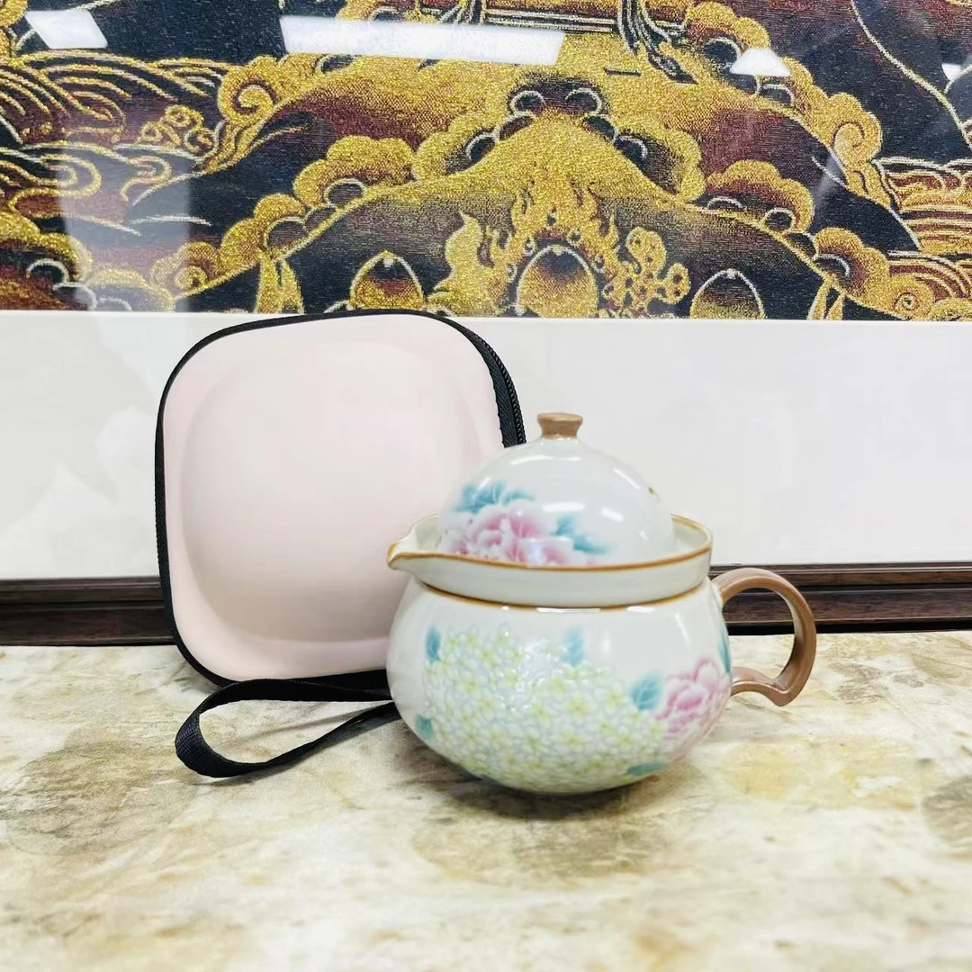 【闪购链接】一人饮 绣球壶 一壶一杯 60 是