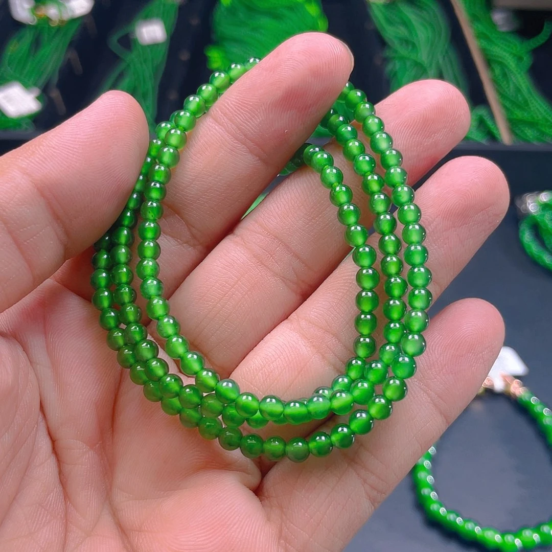 翡翠未镶嵌项链8888888888