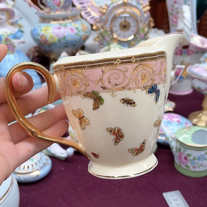 杯碟陶瓷摆件陶瓷微瑕