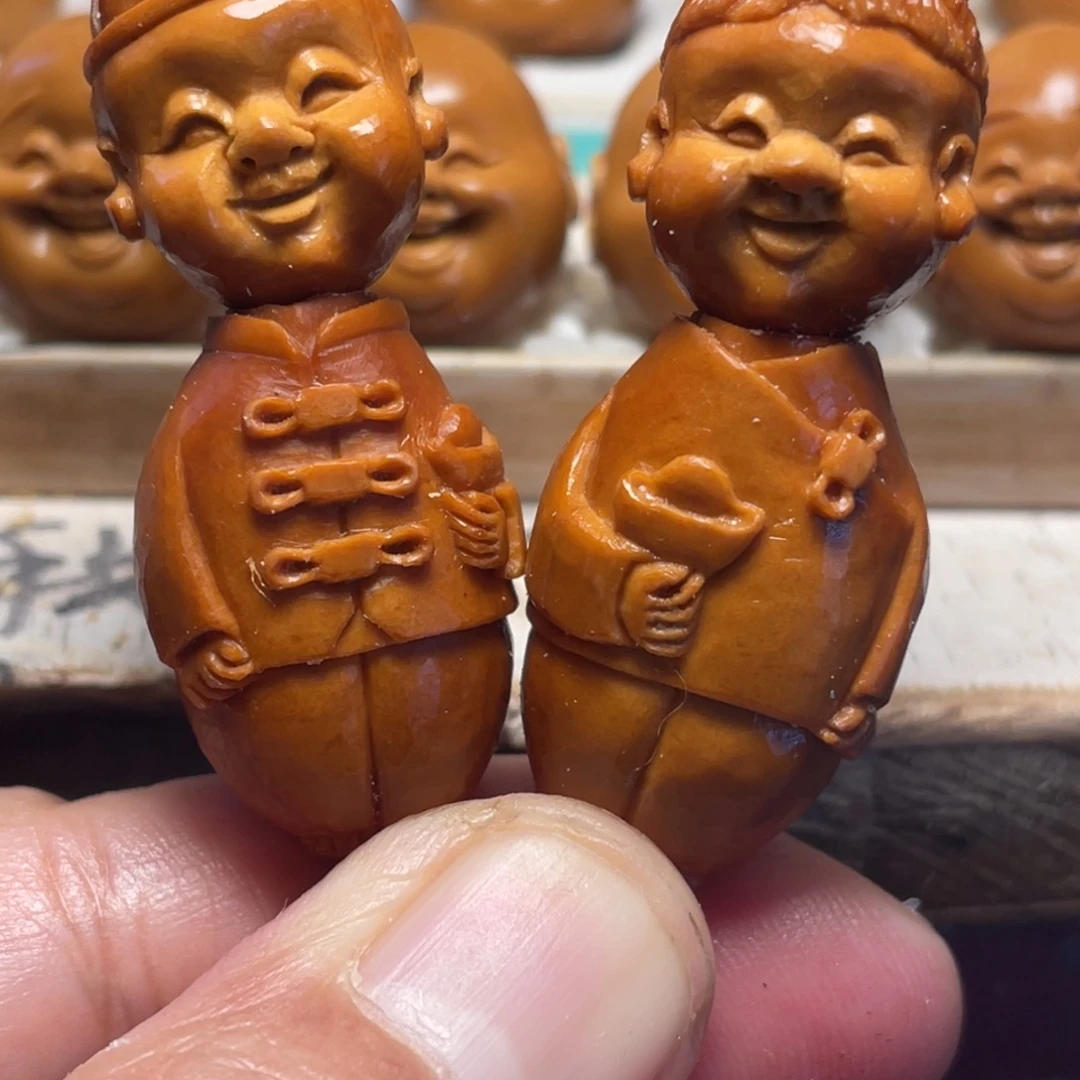 橄榄核手串/手链金童玉女一对