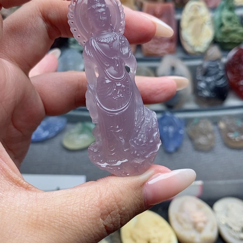 【闪购商品】未镶嵌观音定制玛瑙花*