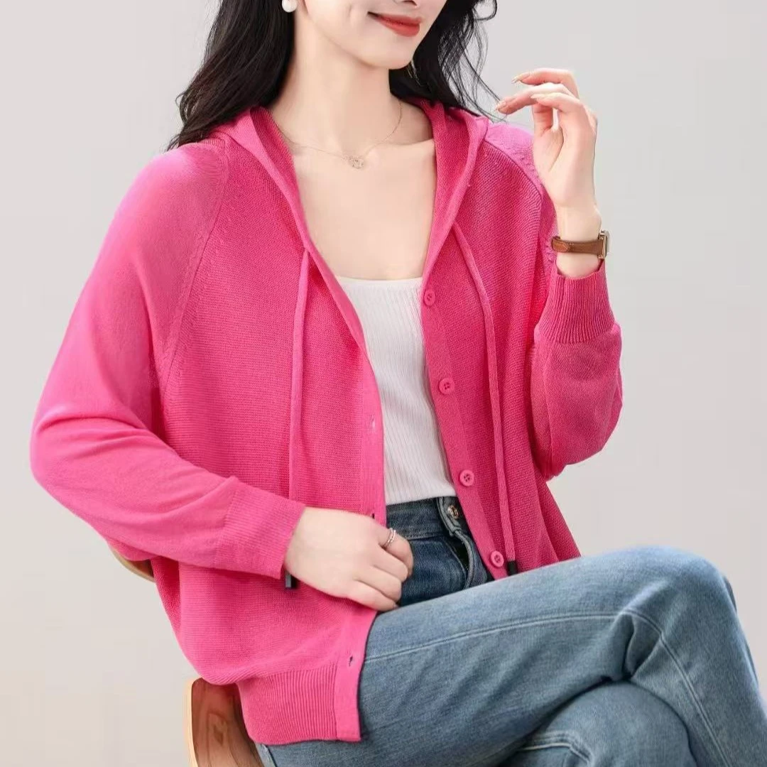 静版百搭连帽开衫