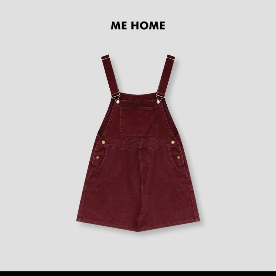 ME HOME【安可拉红背带裤】no退换，考虑好拍，请仔细看购买提示