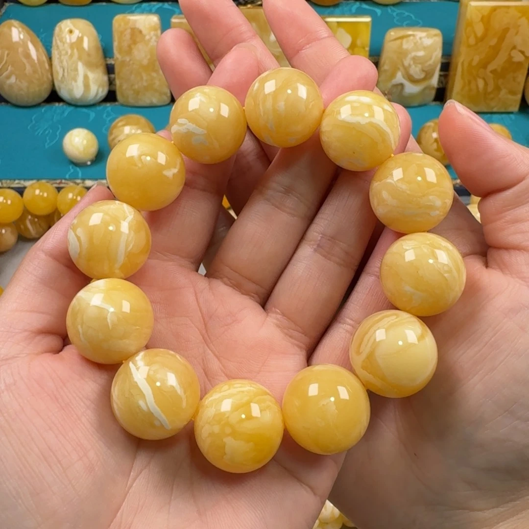 蜜蜡手链未镶嵌蜜蜡