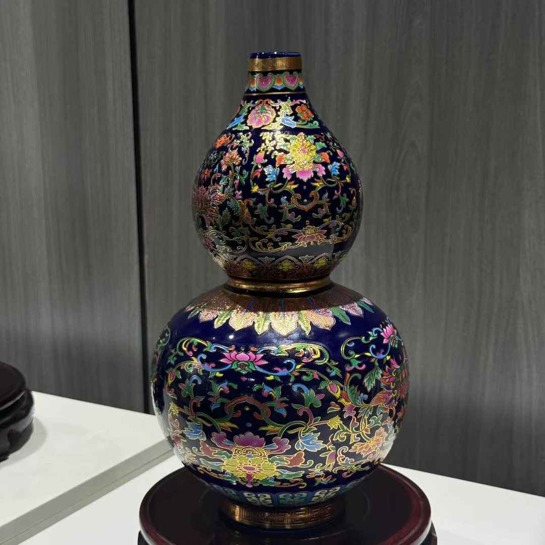 【中国瓷仓】掐丝珐琅葫芦瓶