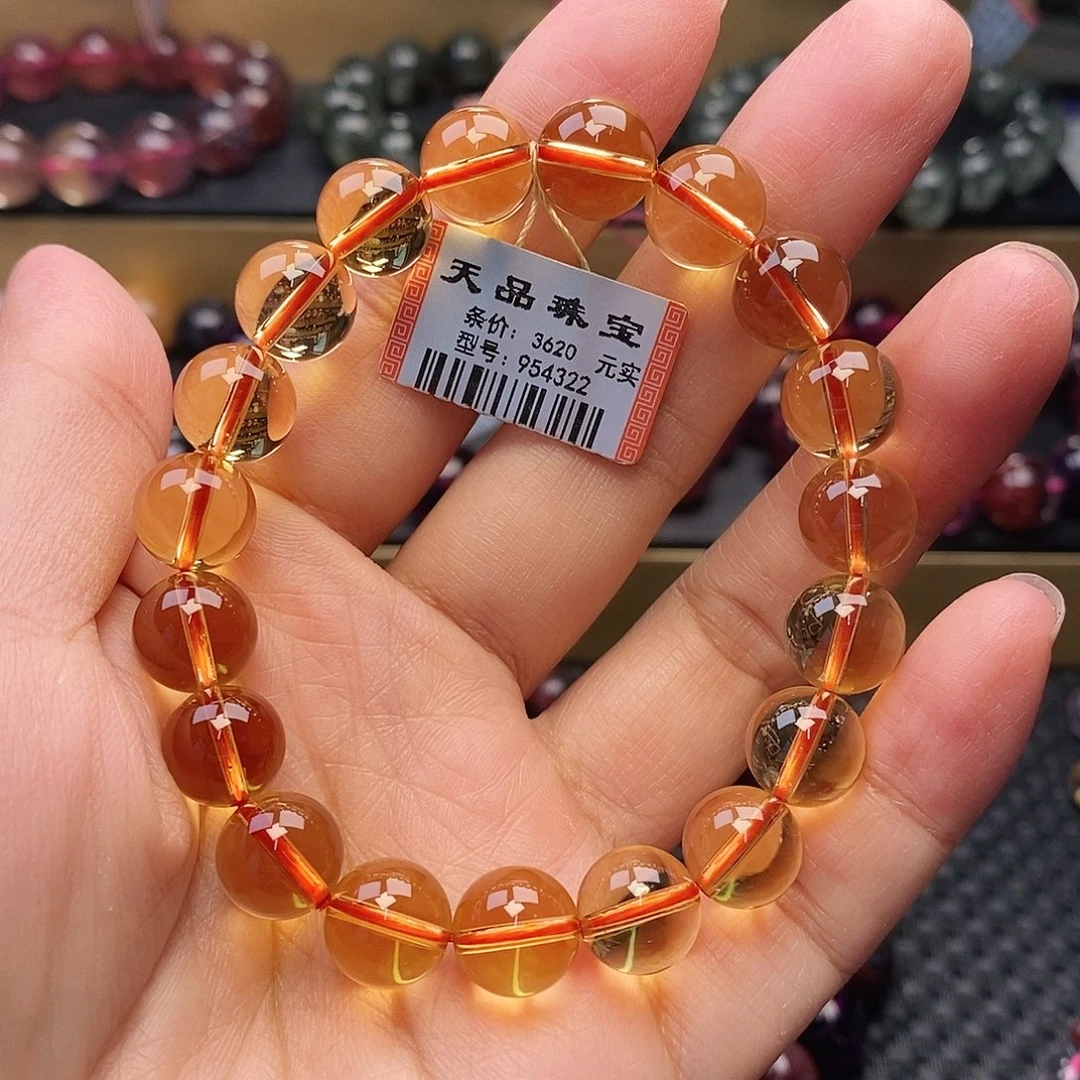 手链未镶嵌水晶黄水晶手链954322
