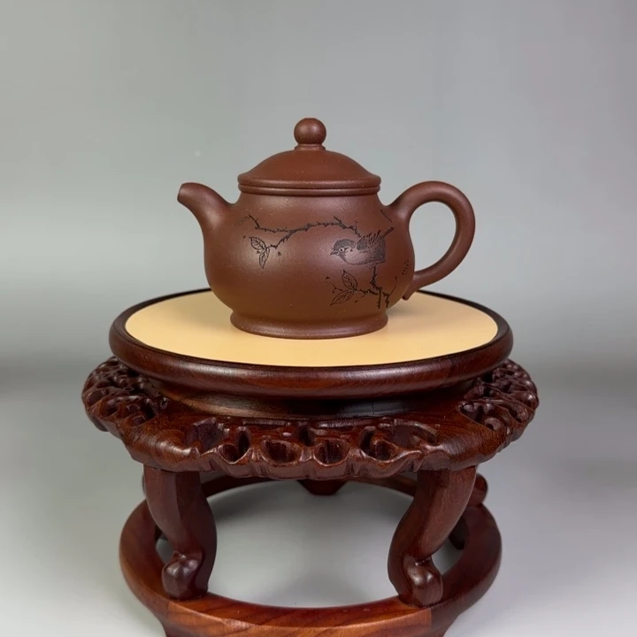 底槽青茶壶潘壶180 cc全手工制作