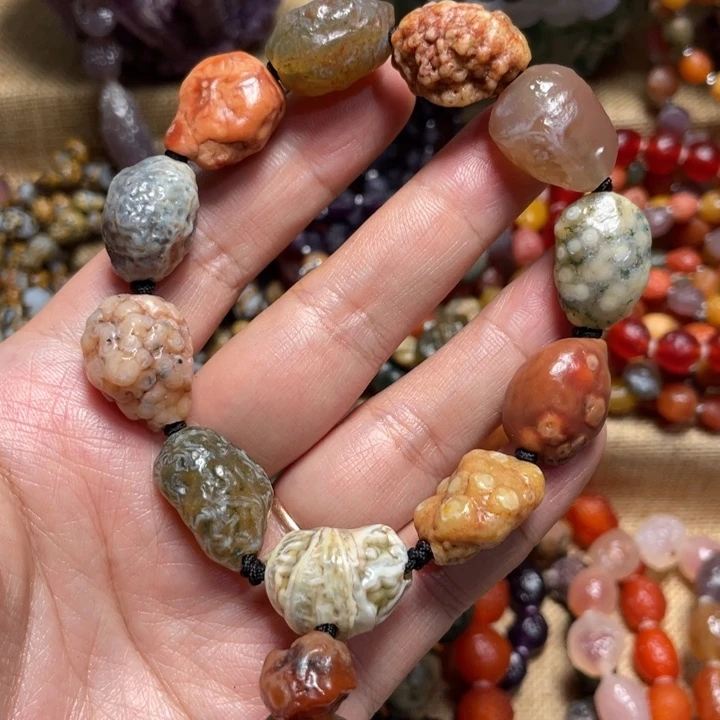 玛瑙/玉髓合金手链