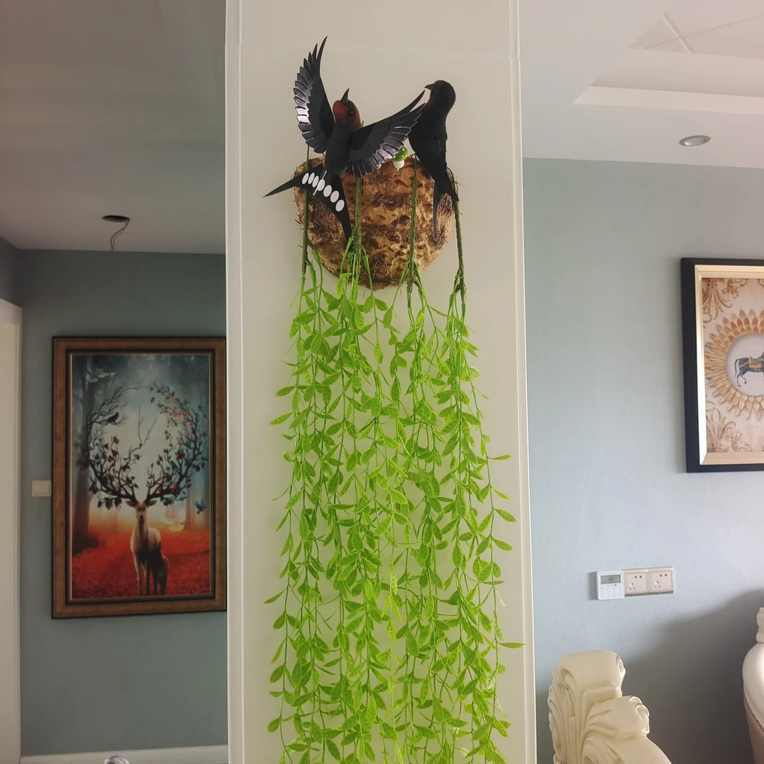 轻奢趣味燕子窝摆件 通用带粘贴