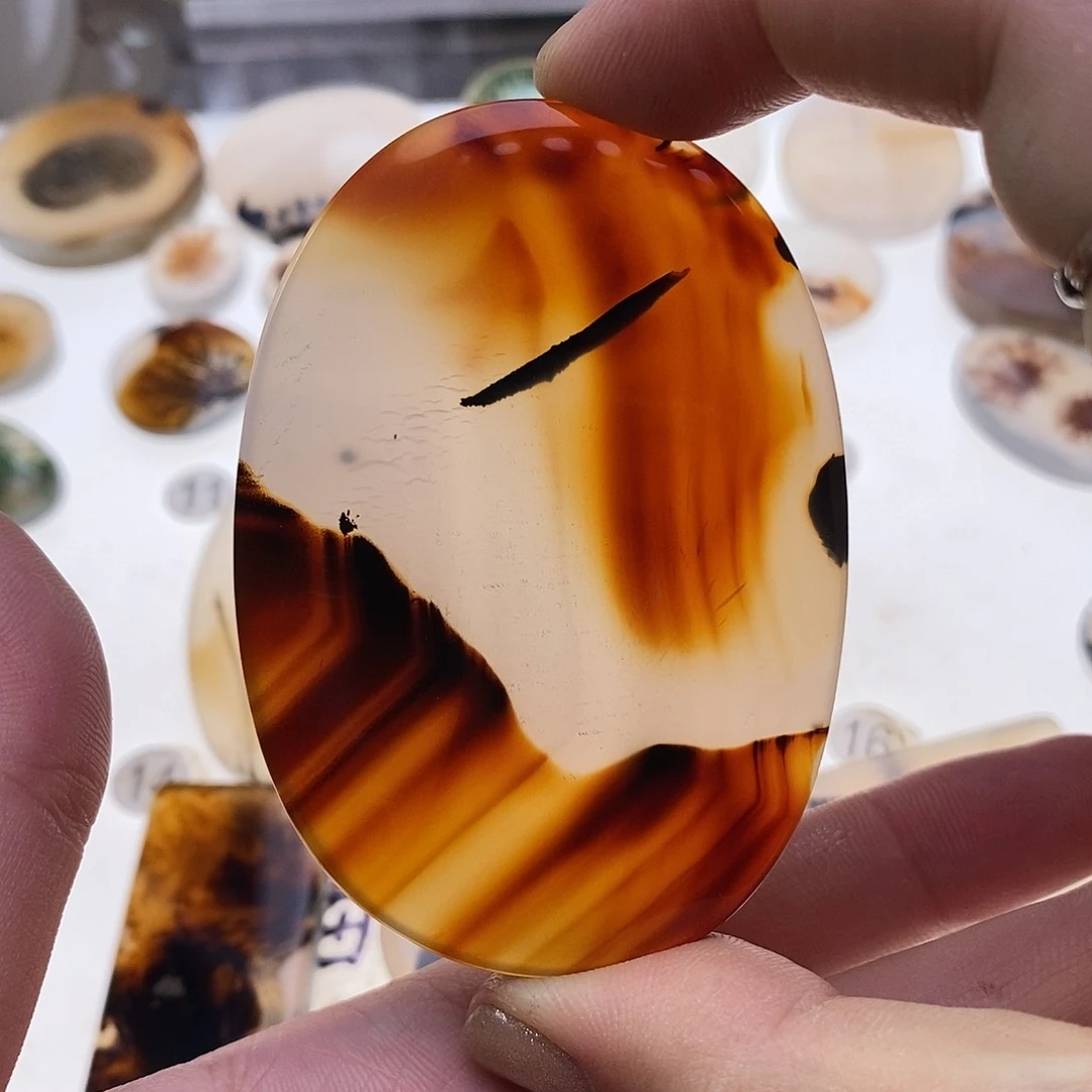 未镶嵌玛瑙/玉髓珠宝奇石