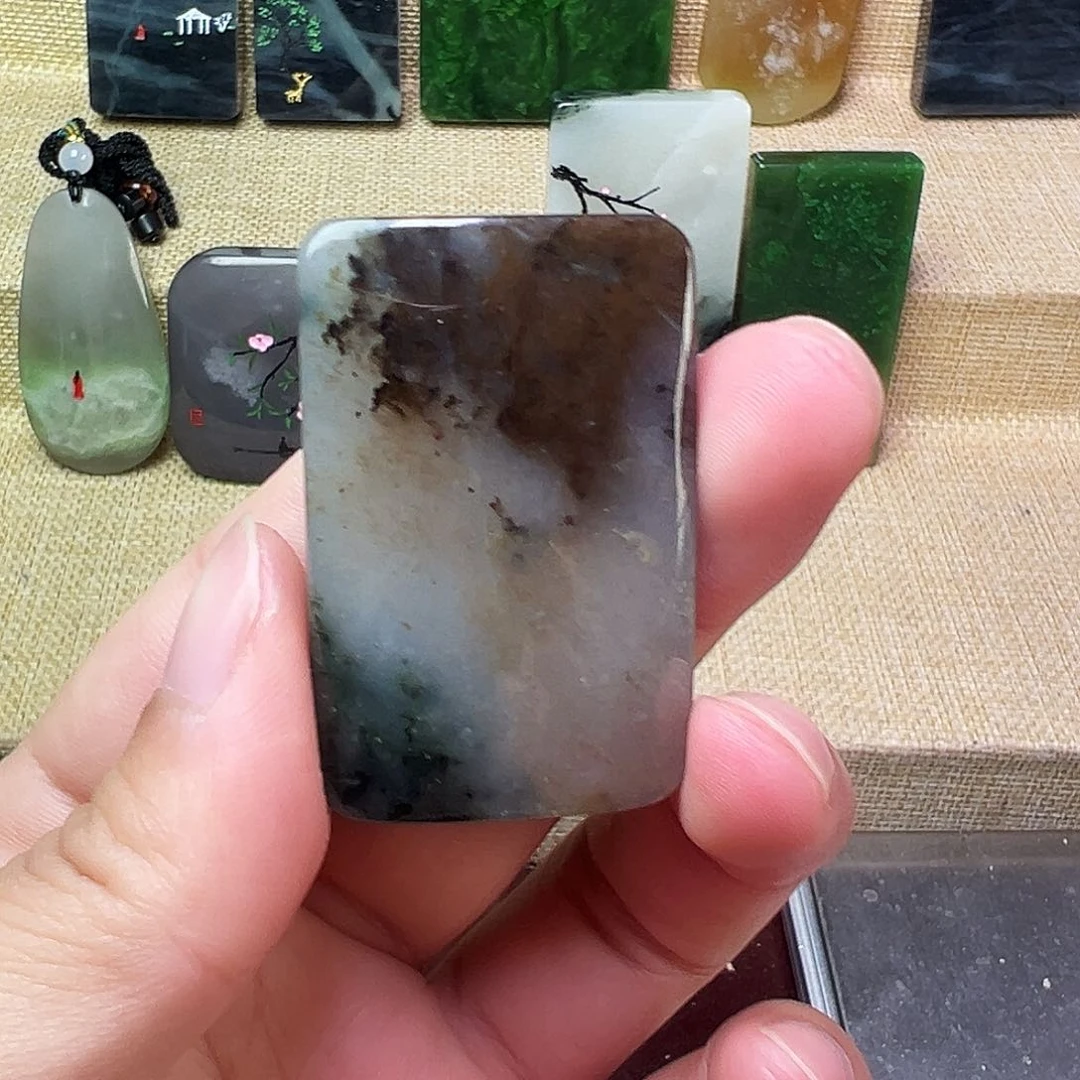 独山玉珠宝半成品未镶嵌