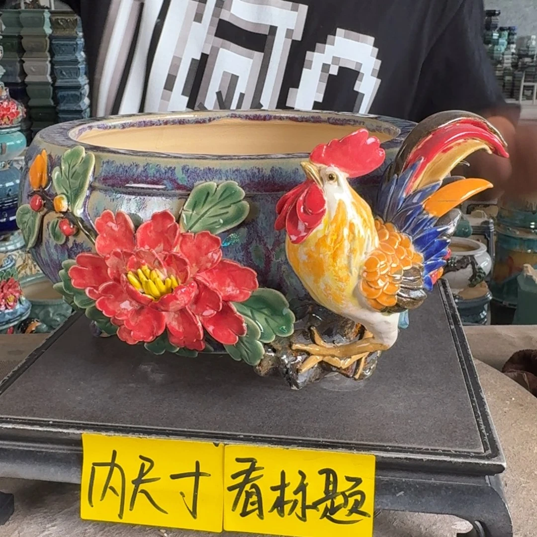。一风堂石湾花盆 内22*11