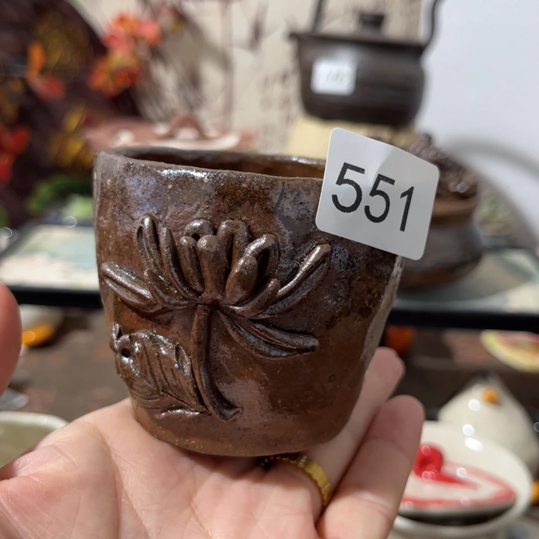 木村信鸿柴烧宝瓶