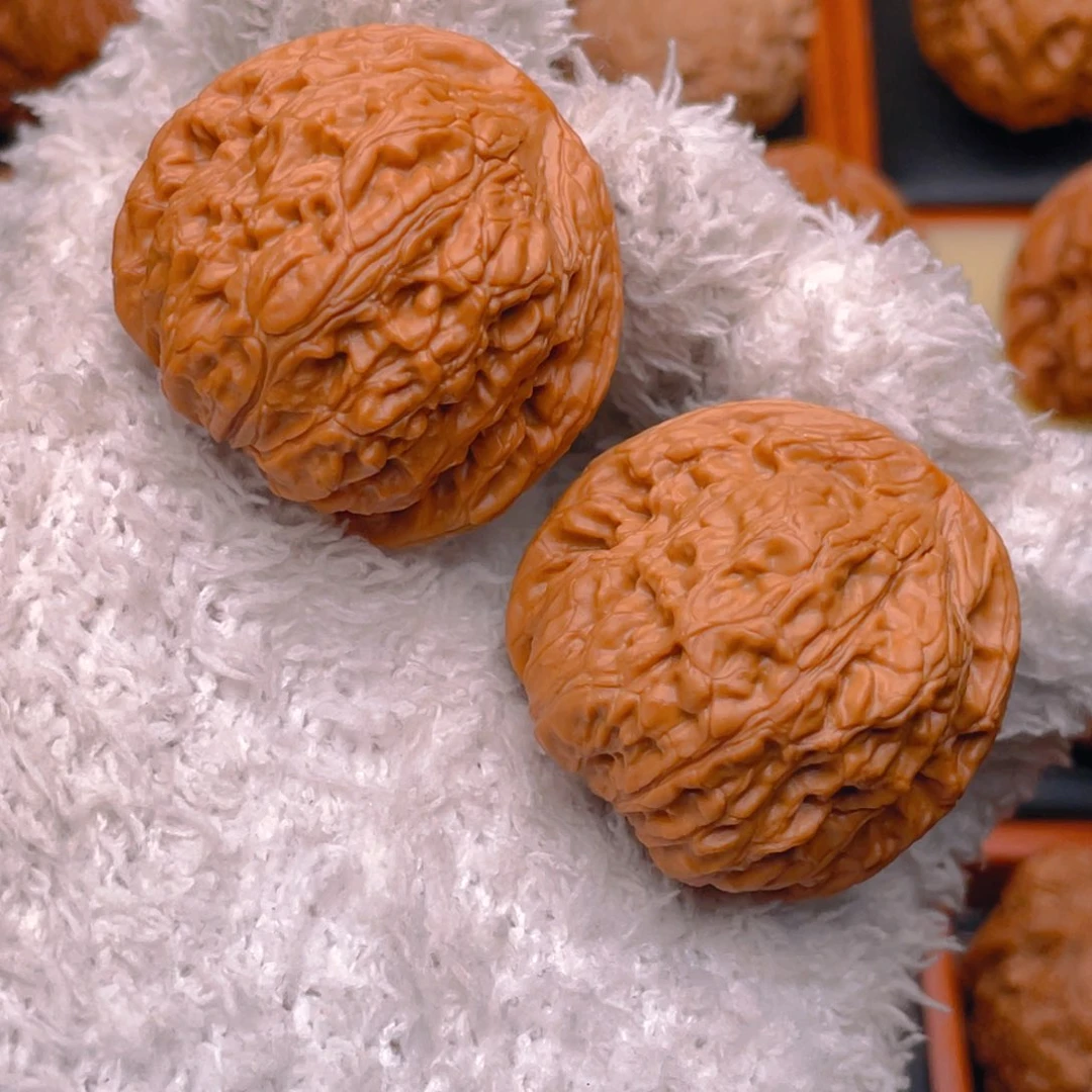 文玩核桃把件38平底锅