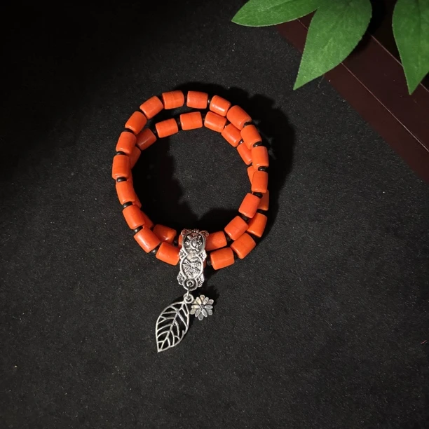 12396复古百搭琉璃双层手串