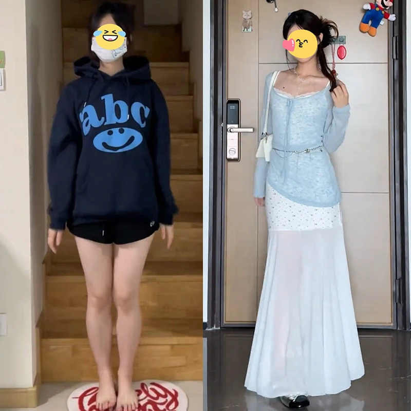 韩版纯欲小碎花吊带修身连衣裙度假裙子抽绳调节防晒衫套装女