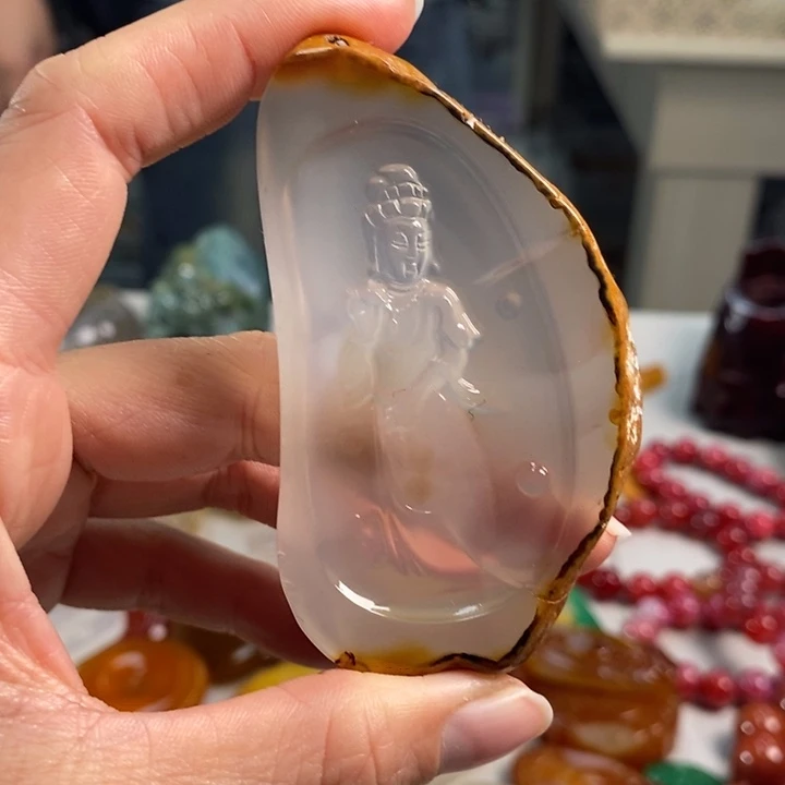 玛瑙/玉髓吊坠(不含链)未镶嵌