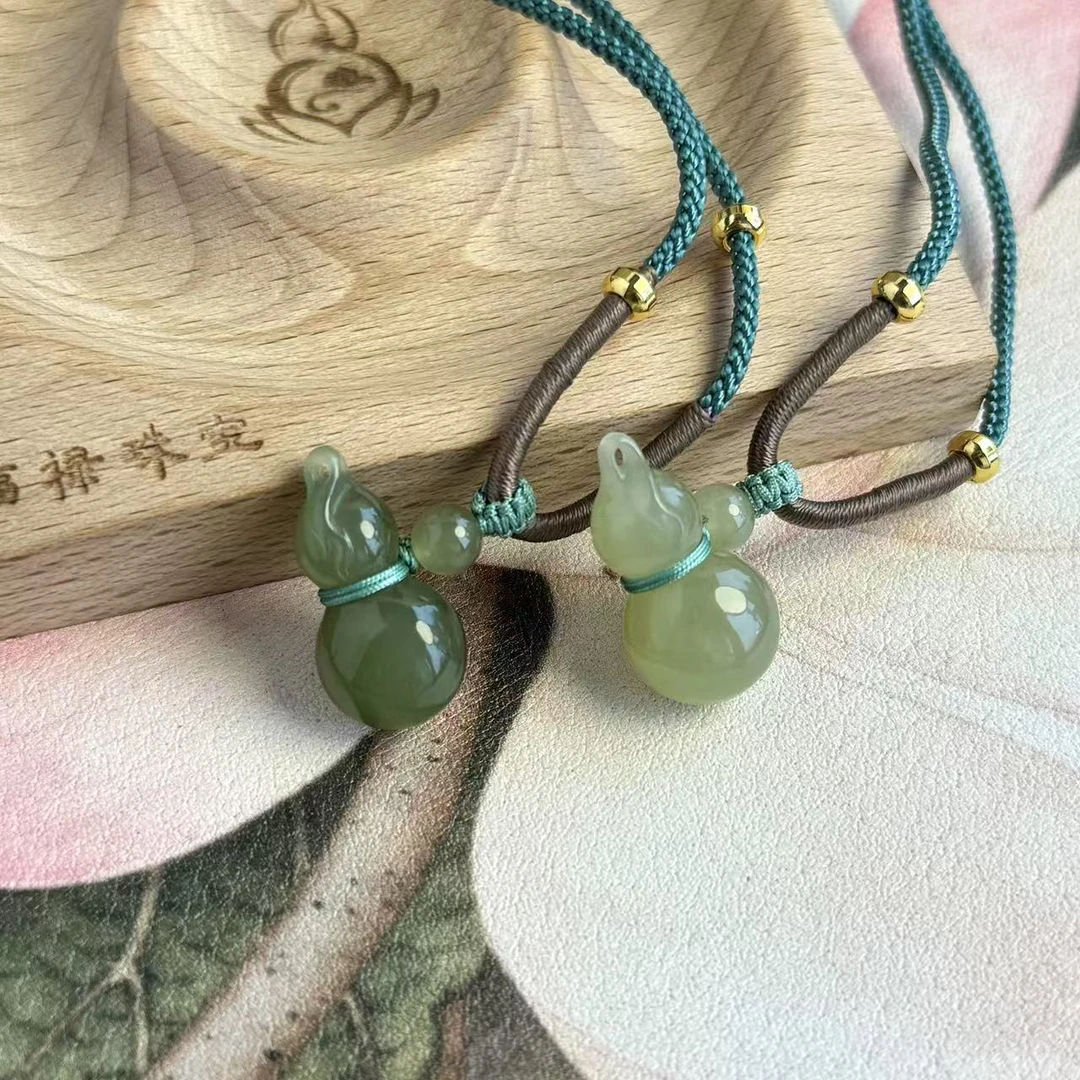 天然和田玉葫芦吊坠福禄平安气质简约高级女百搭（多样性发其一）