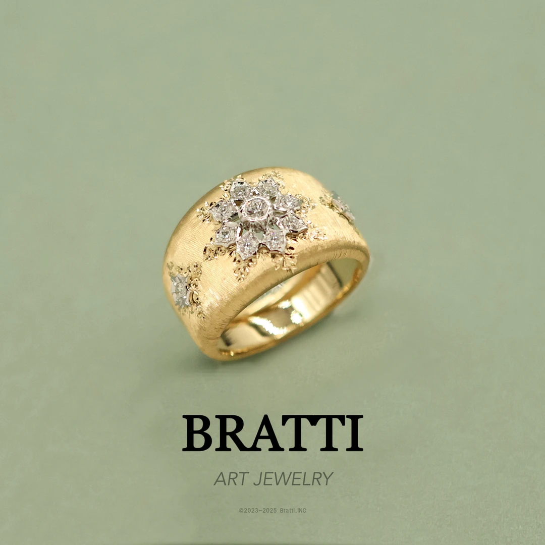 Bratti珠宝“爱情邮局”18K金钻石戒指-KJ250402