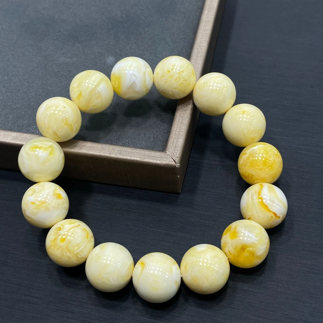 私人定制 典藏美丽首饰柠檬黄手串 LS