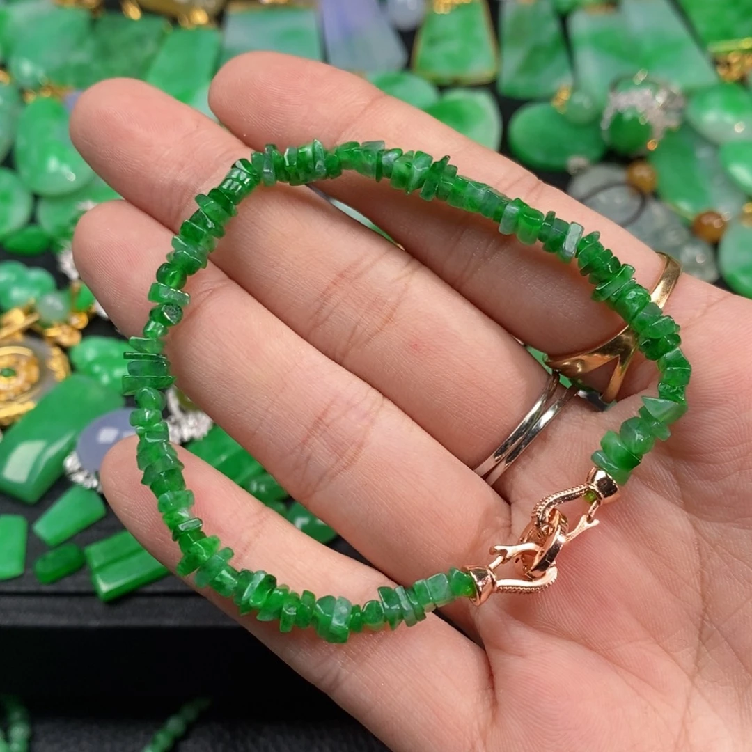 翡翠未镶嵌手链翡翠