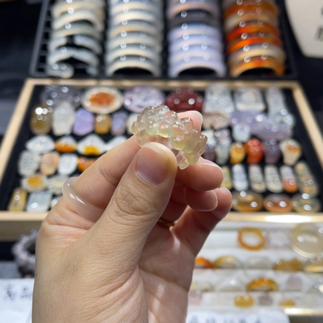 玛瑙/玉髓未镶嵌戒指