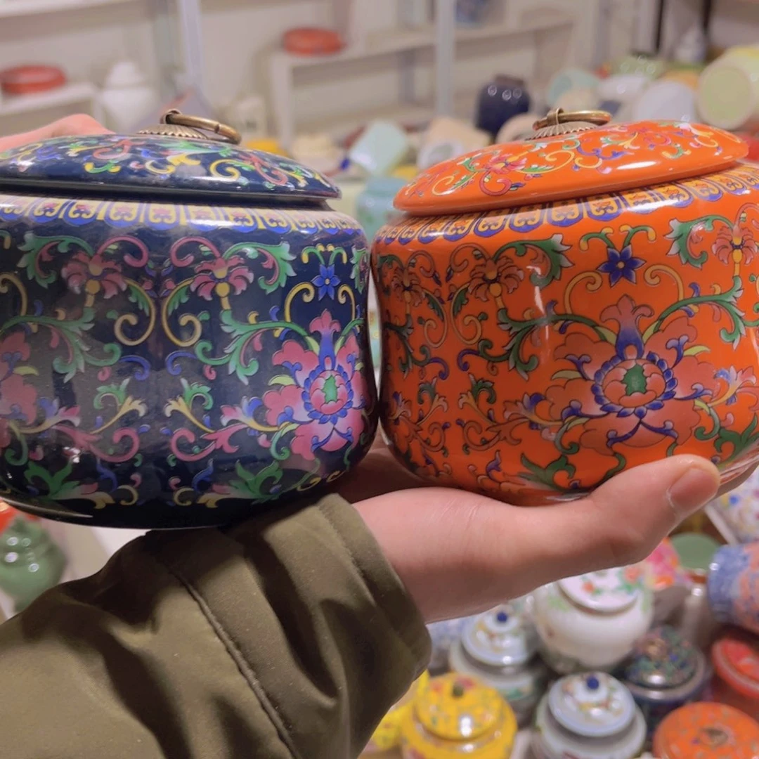 临时链接精美陶瓷茶叶罐