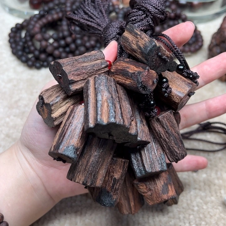 木缅甸小叶降真随形吊坠