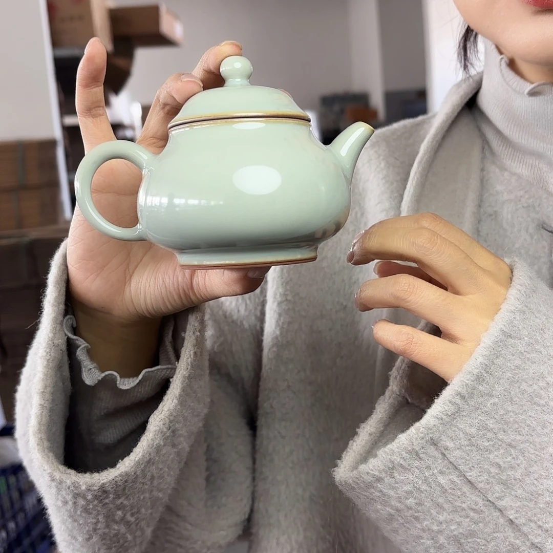 龙泉云间青瓷小米茶器