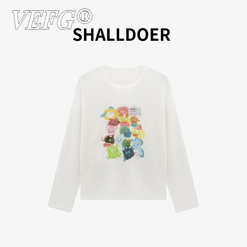 VEFG2025时尚新款凉感夏季防晒罩衫宽松显瘦设计感百搭休闲针织衫