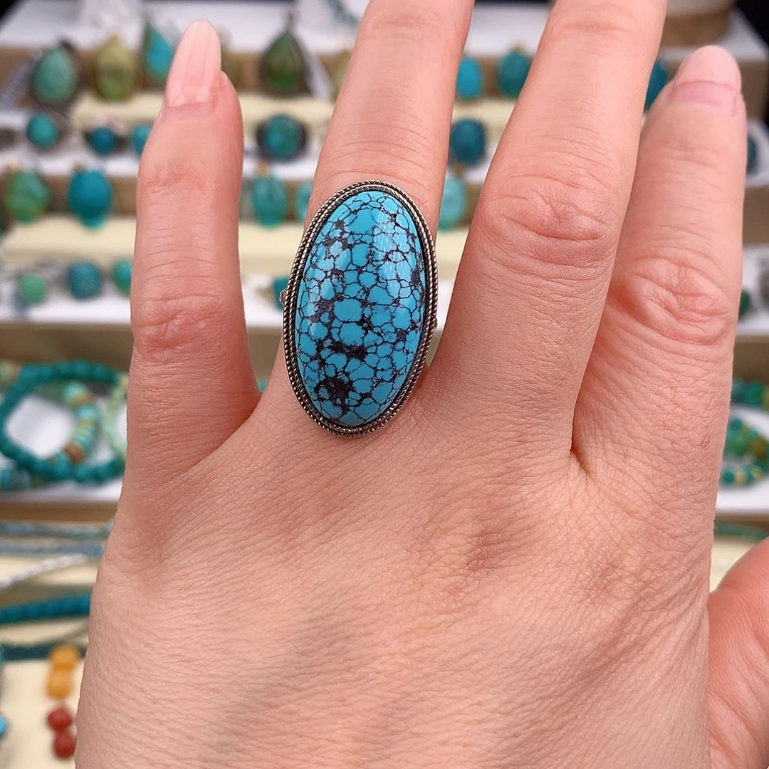 绿松石未镶嵌戒指