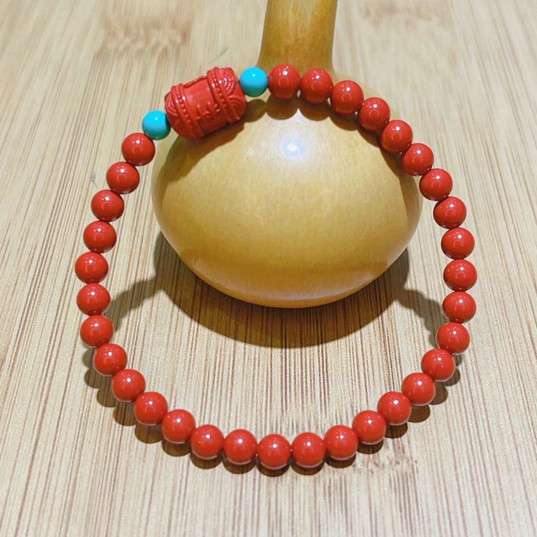 含辰砂工艺品朱砂 一路连科 男女手链