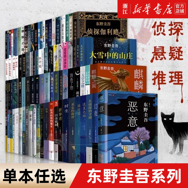 东野圭吾系列任选：白夜行(精)/侦探伽利略(精)/湖畔新华书店正版