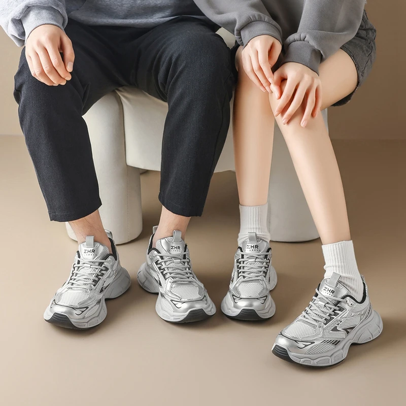 【则则/ZHR】男女同款老爹鞋IF02双色可选一秒鞋子女ins潮牌百搭