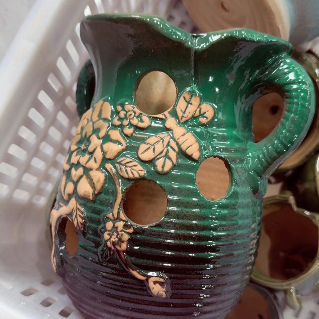 紫砂花盆瑕疵瑕疵