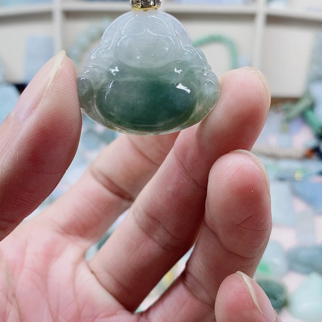 吊坠(不含链)未镶嵌翡翠天然