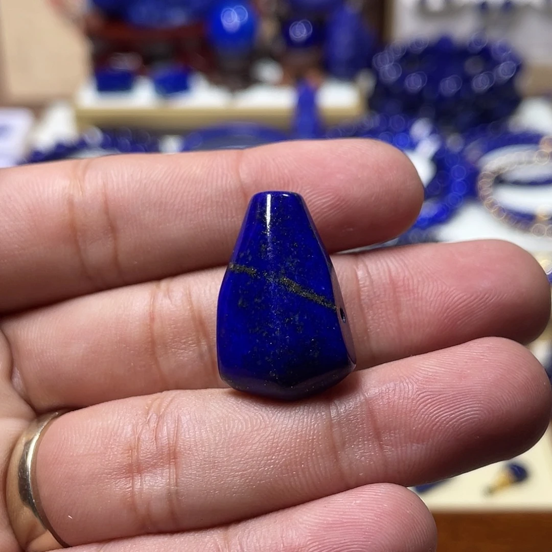 老***人青金石未镶嵌17mm三通