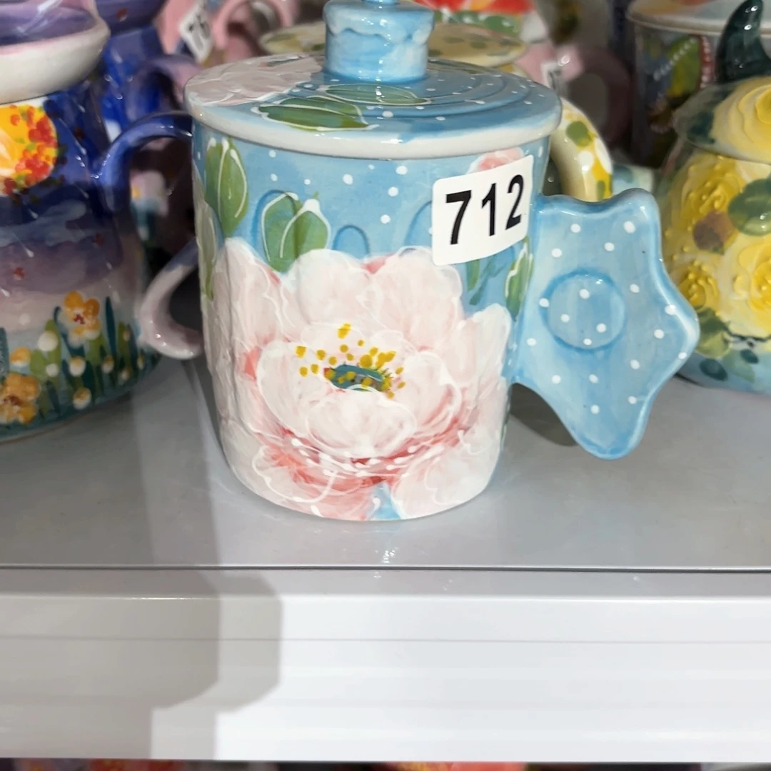 景德镇手绘高温釉下彩陶瓷茶具