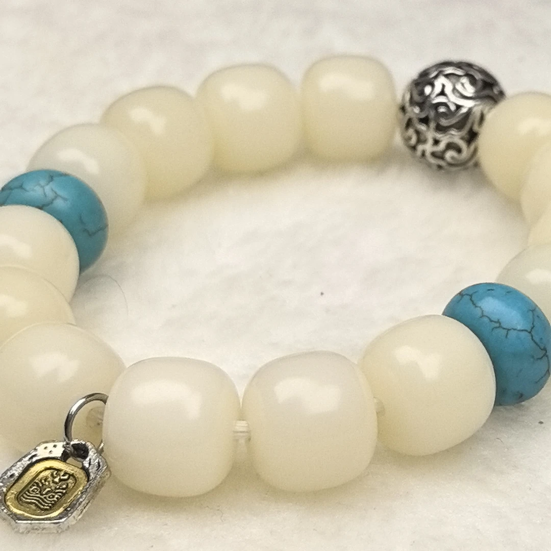 合金木质手链 精工干磨菩提手串