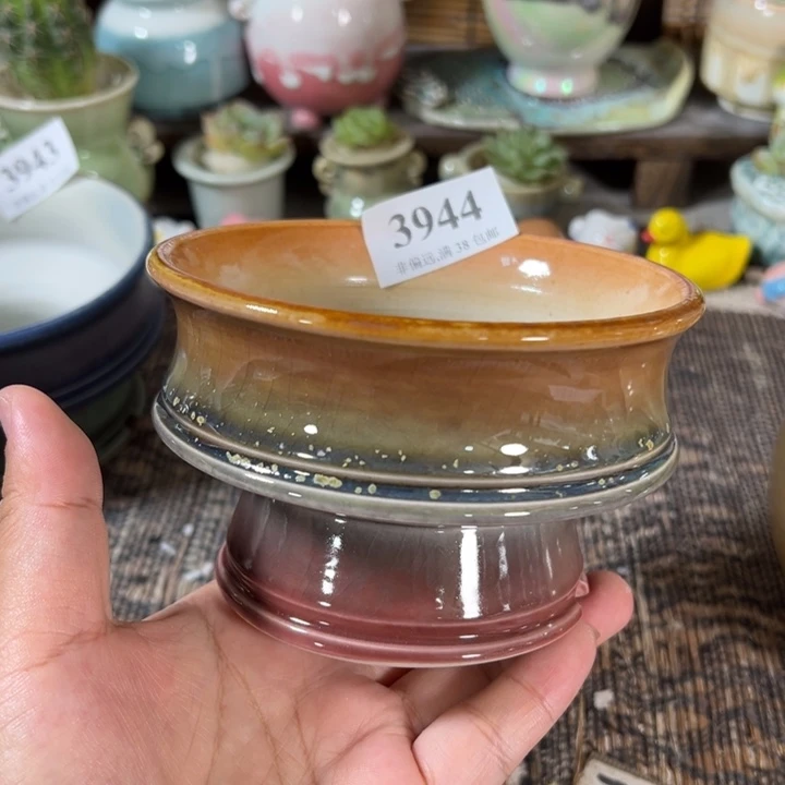 口10 手工花盆满30包邮