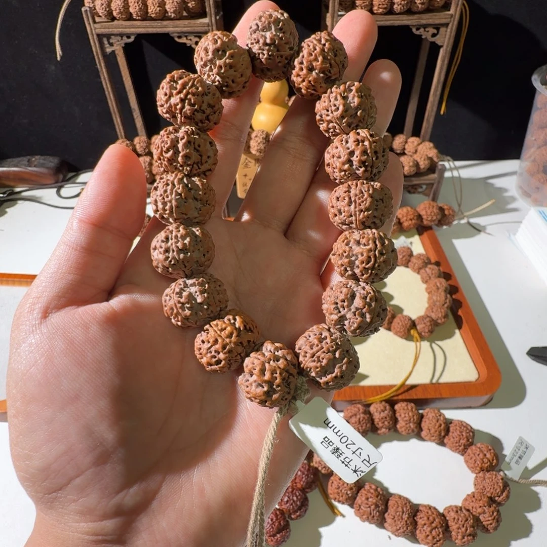 吊坠金刚菩提20尺寸红皮梅花头货