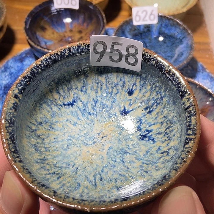 茶盏龙窑柴烧柴烧落灰