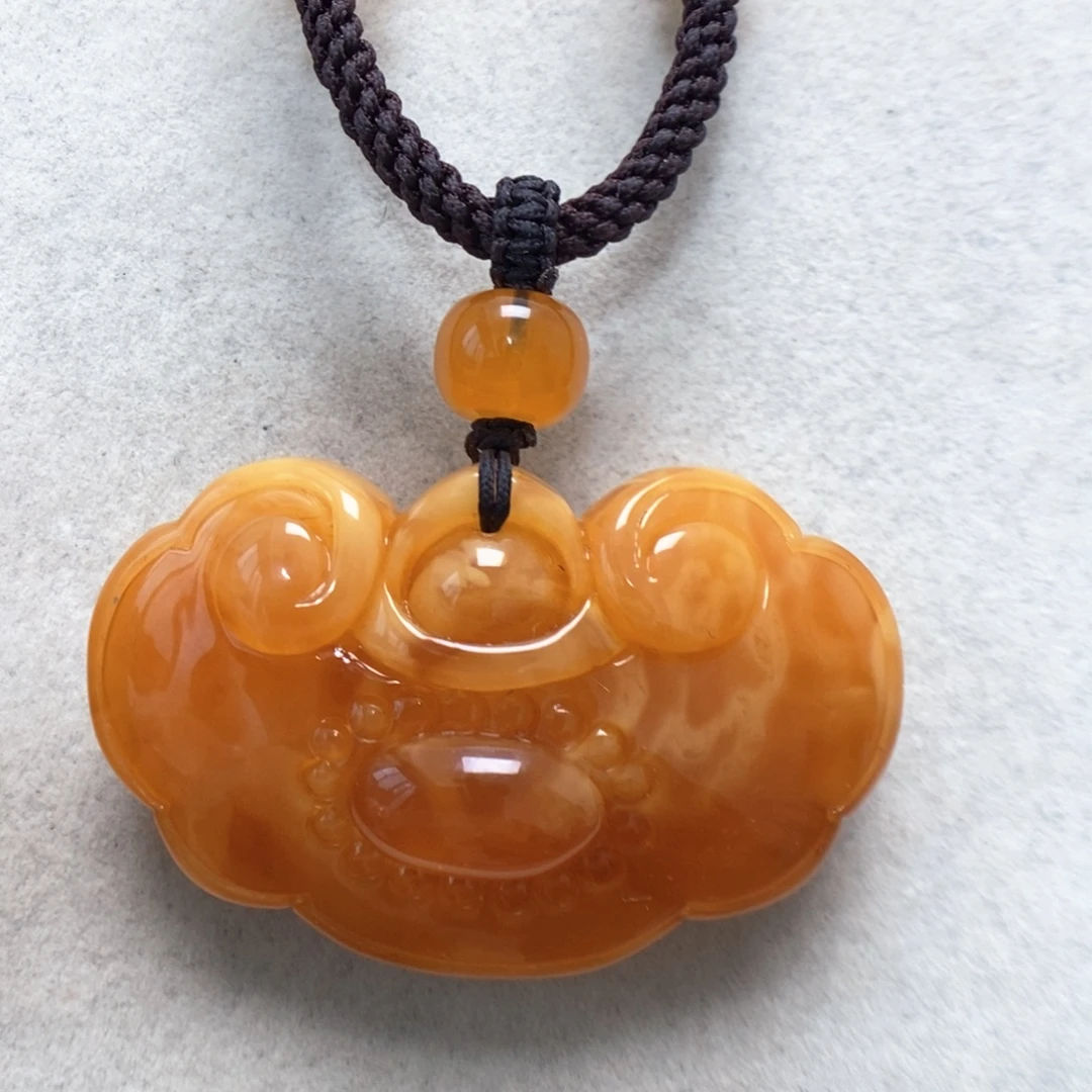 蜜蜡未镶嵌颈饰蜜蜡