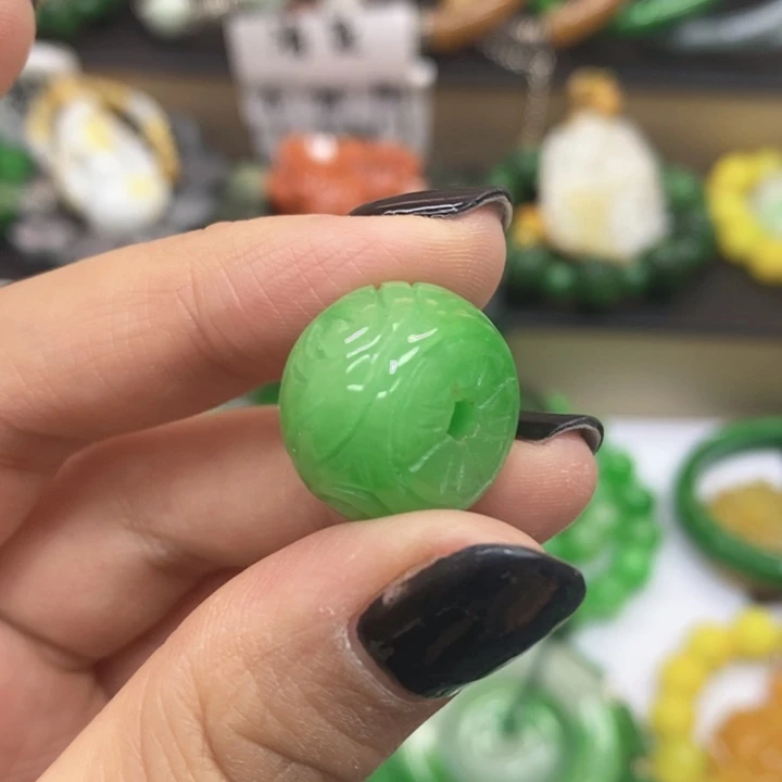 翡翠未镶嵌颈饰项链31