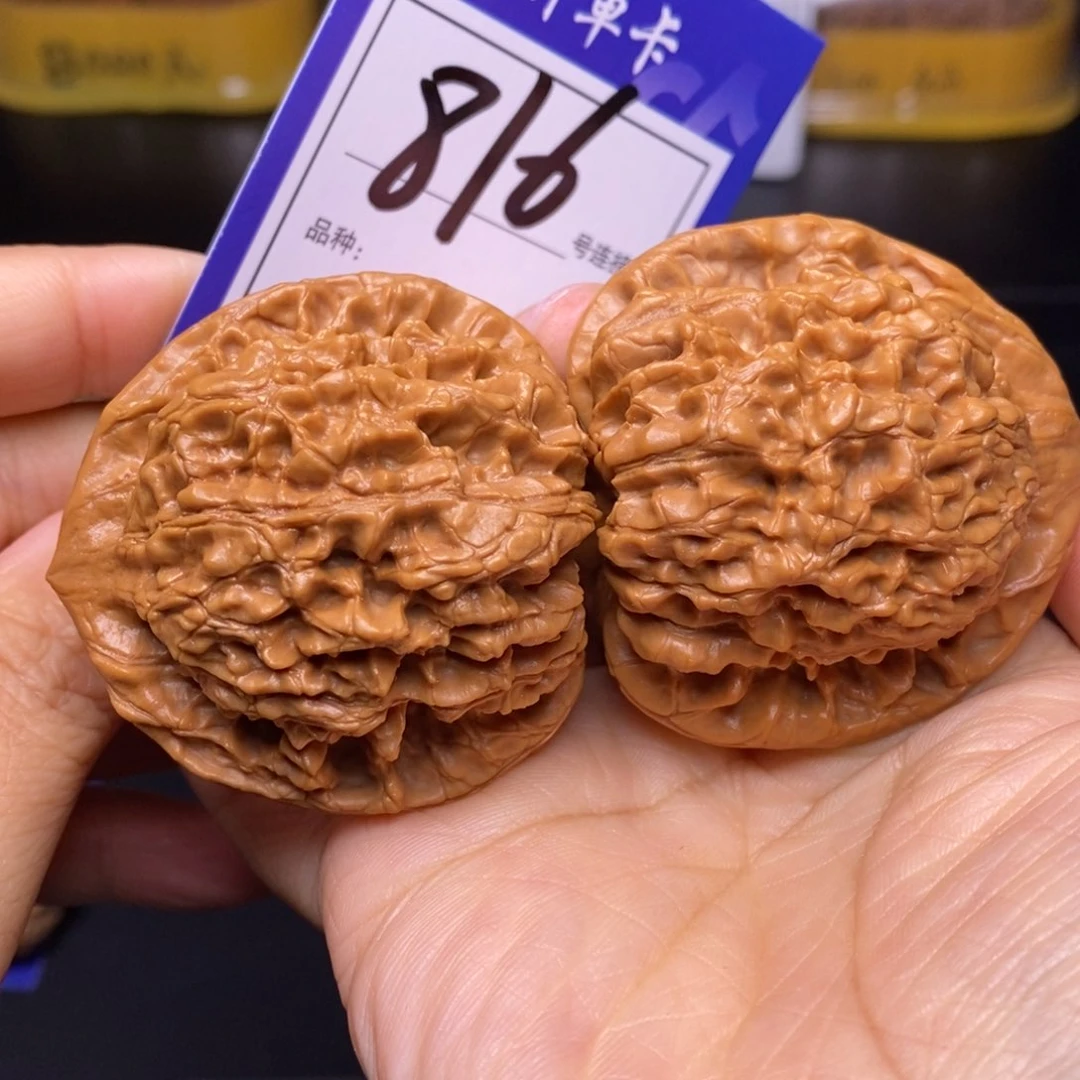 文玩核桃把件816号官帽48尺