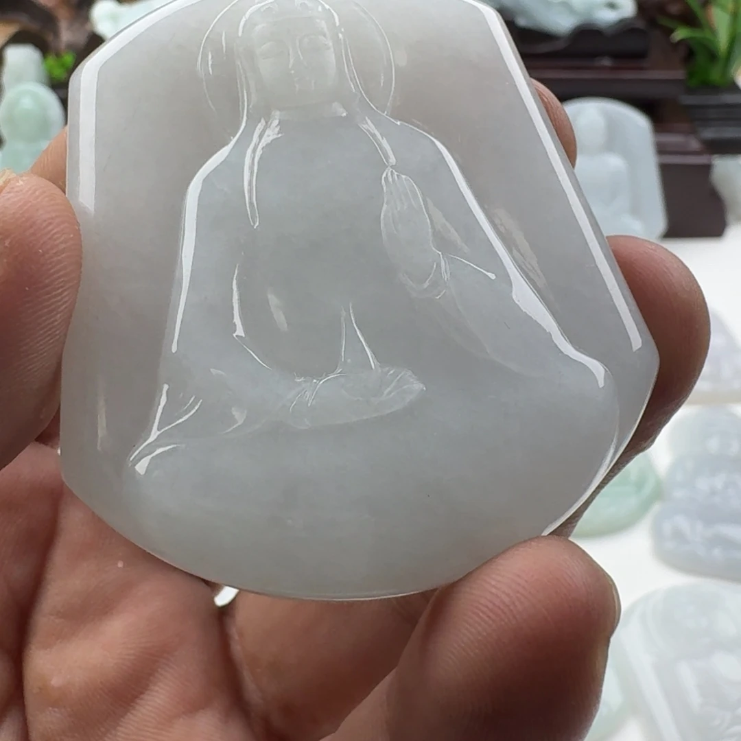 颈饰未镶嵌翡翠天然缅甸A货翡翠